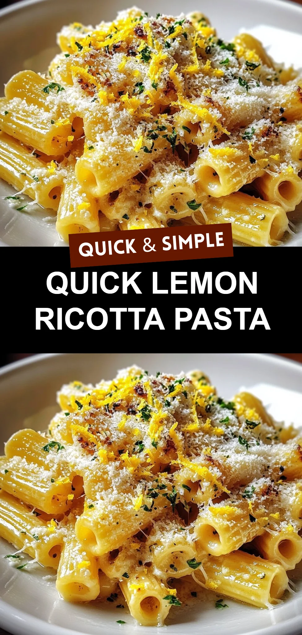 Quick Lemon Ricotta Pasta