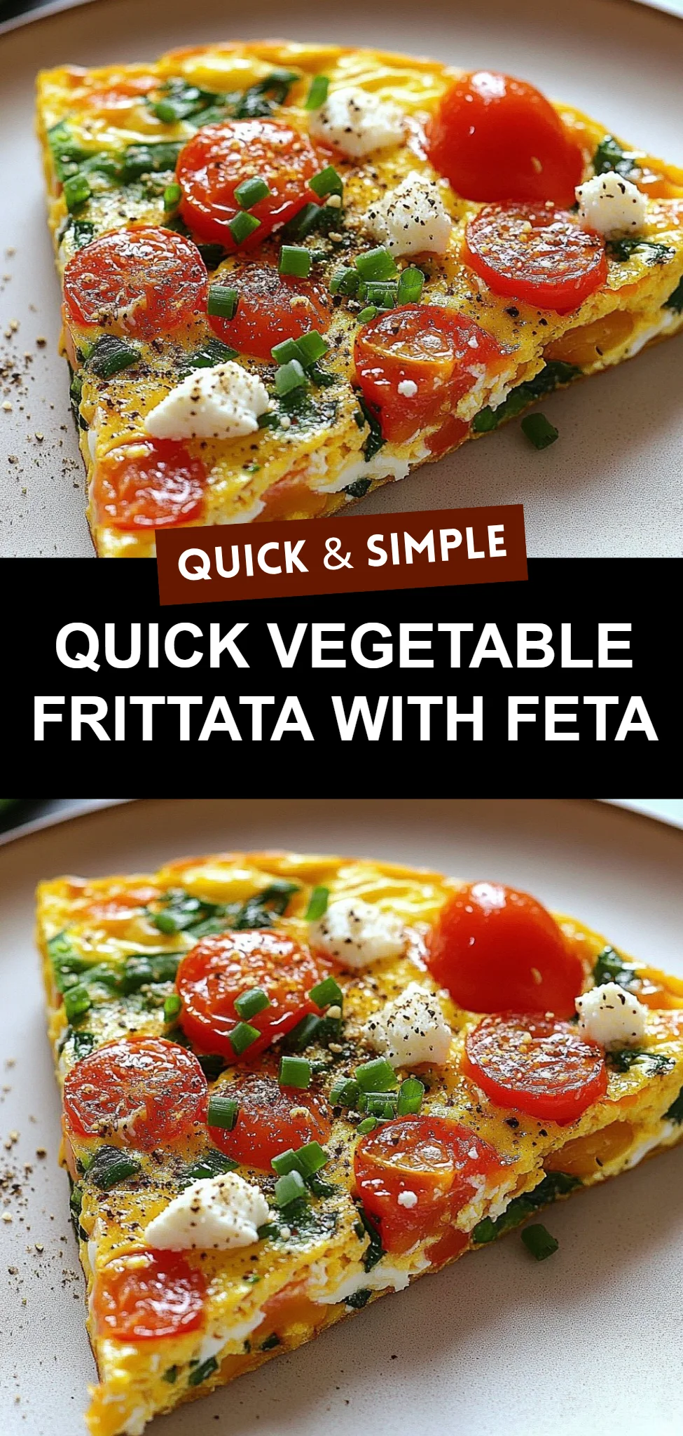 Quick Vegetable Frittata with Feta