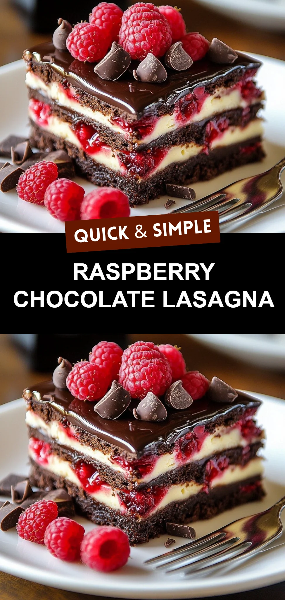 Raspberry Chocolate Lasagna
