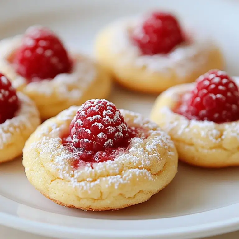 Freshly baked raspberry sugar chewy cookies on a cooling rack