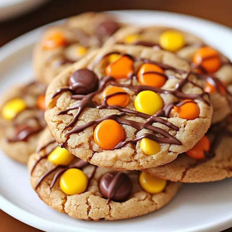 Delicious Reese's Triple Peanut Butter Cookies loaded with peanut butter flavor.