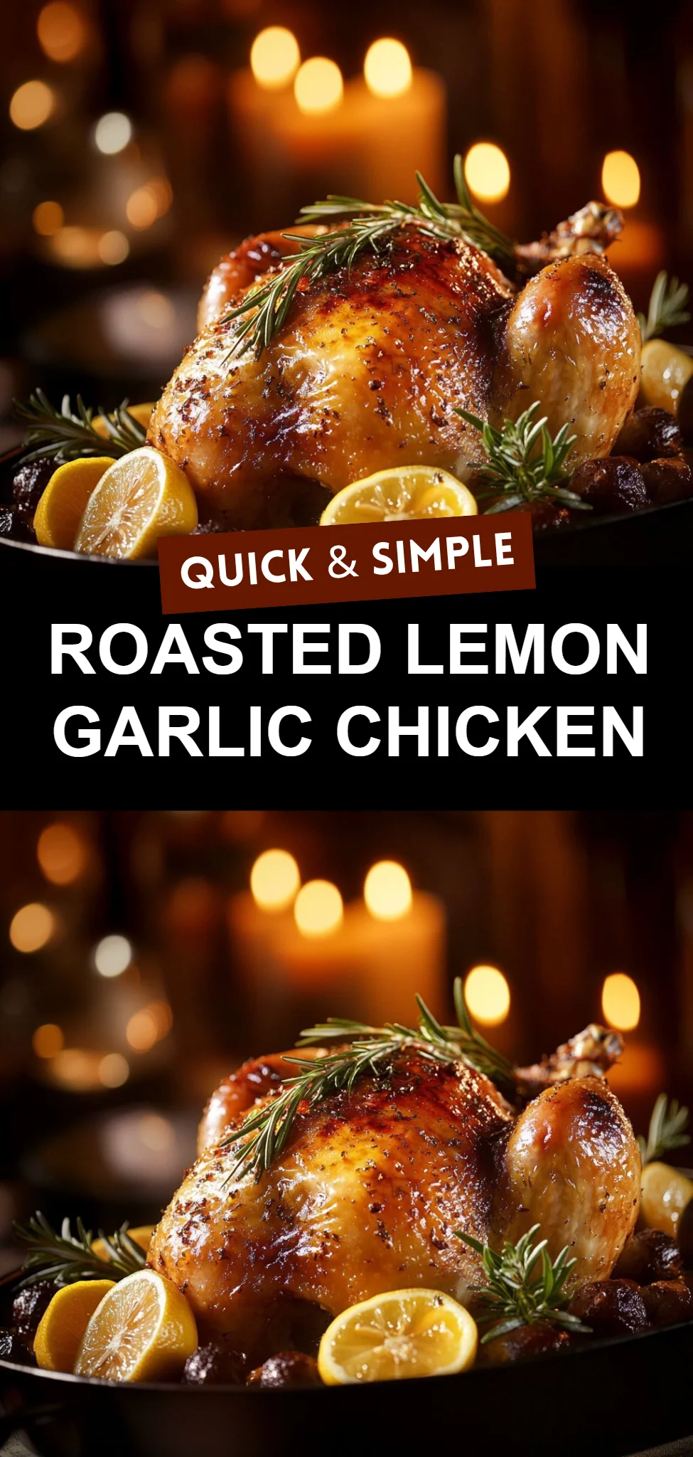 Roasted Lemon Garlic Chicken