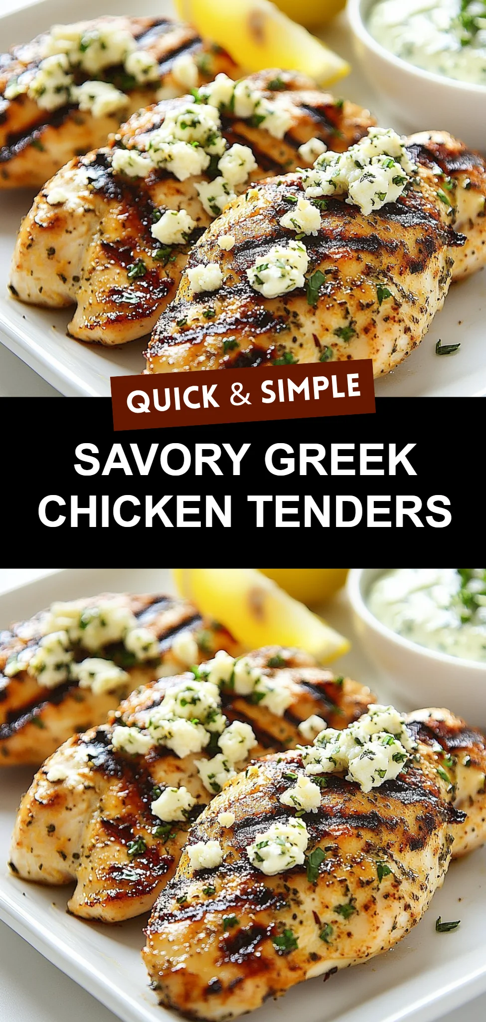 Savory Greek Chicken Tenders