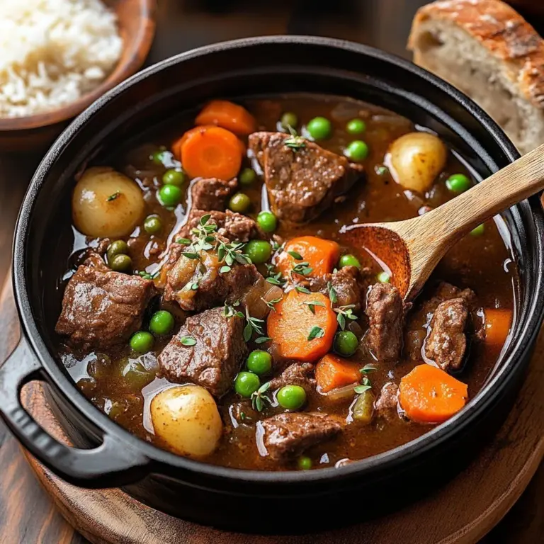 Delicious slow cooker beef stew with vegetables