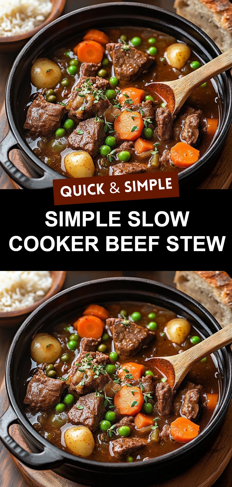 Simple Slow Cooker Beef Stew