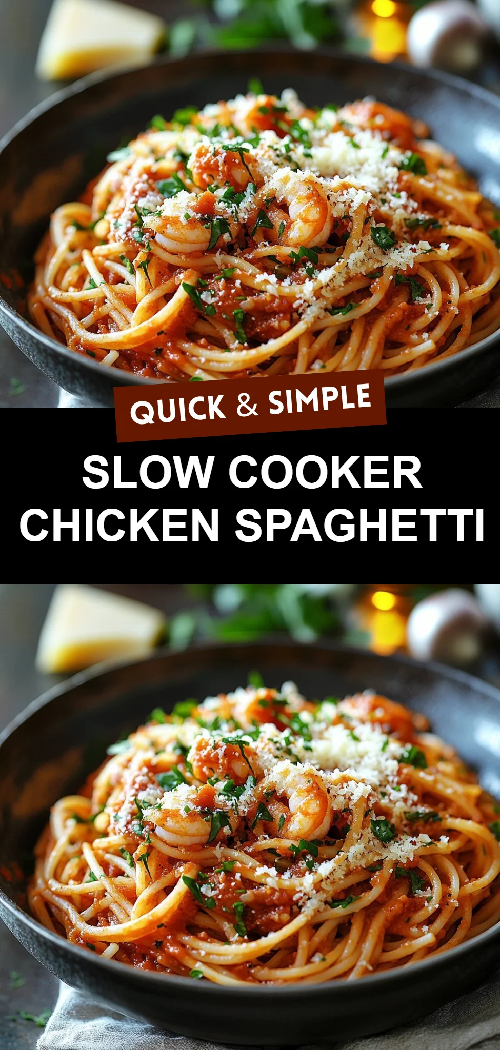 Slow Cooker Chicken Spaghetti