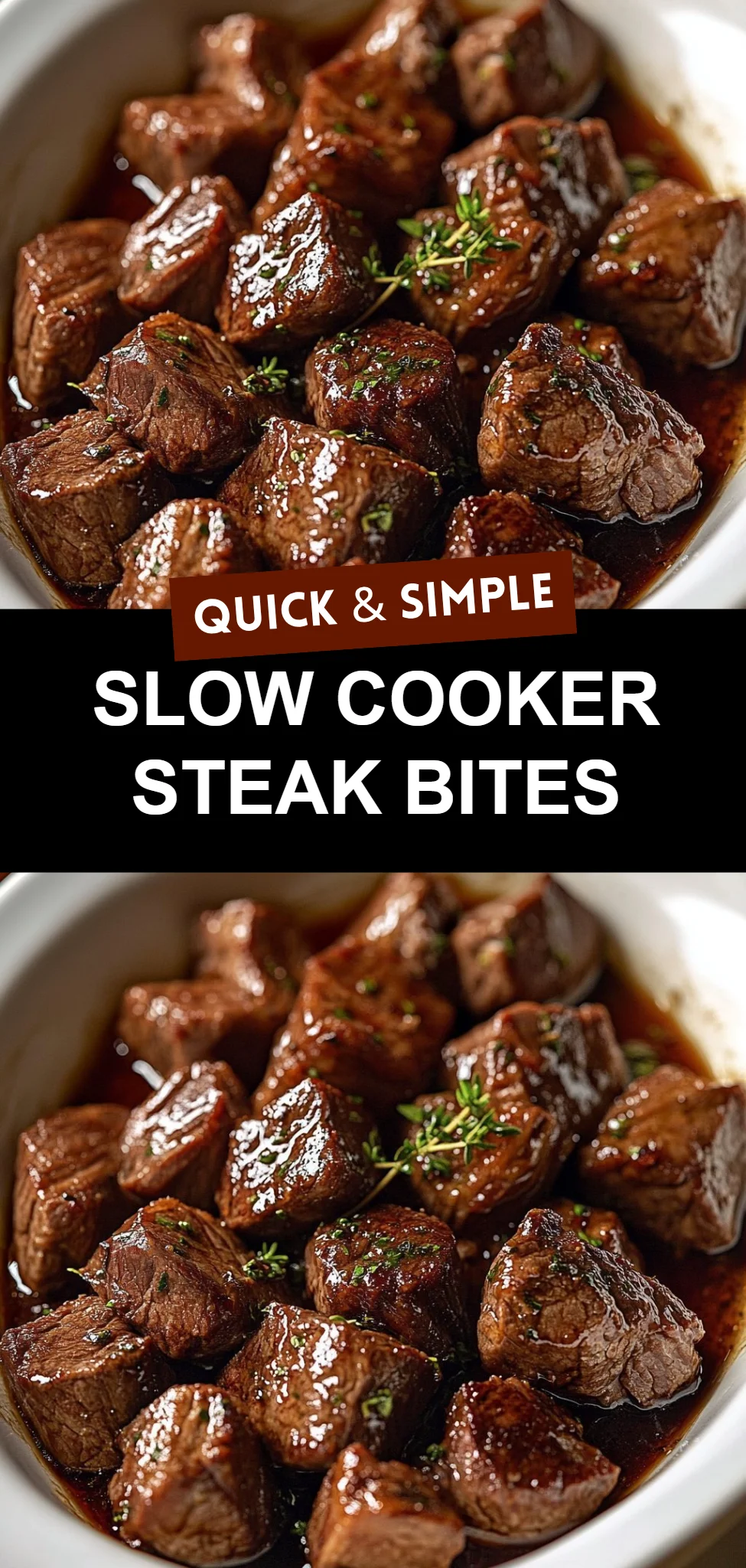 Slow Cooker Steak Bites