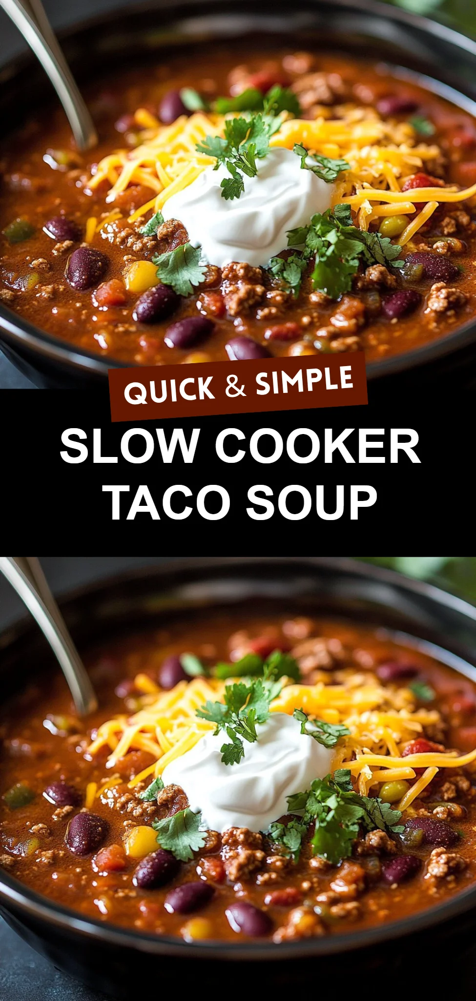 Slow Cooker Taco Soup