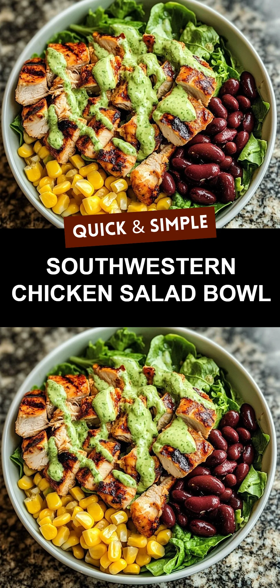 Southwestern Chicken Salad Bowl