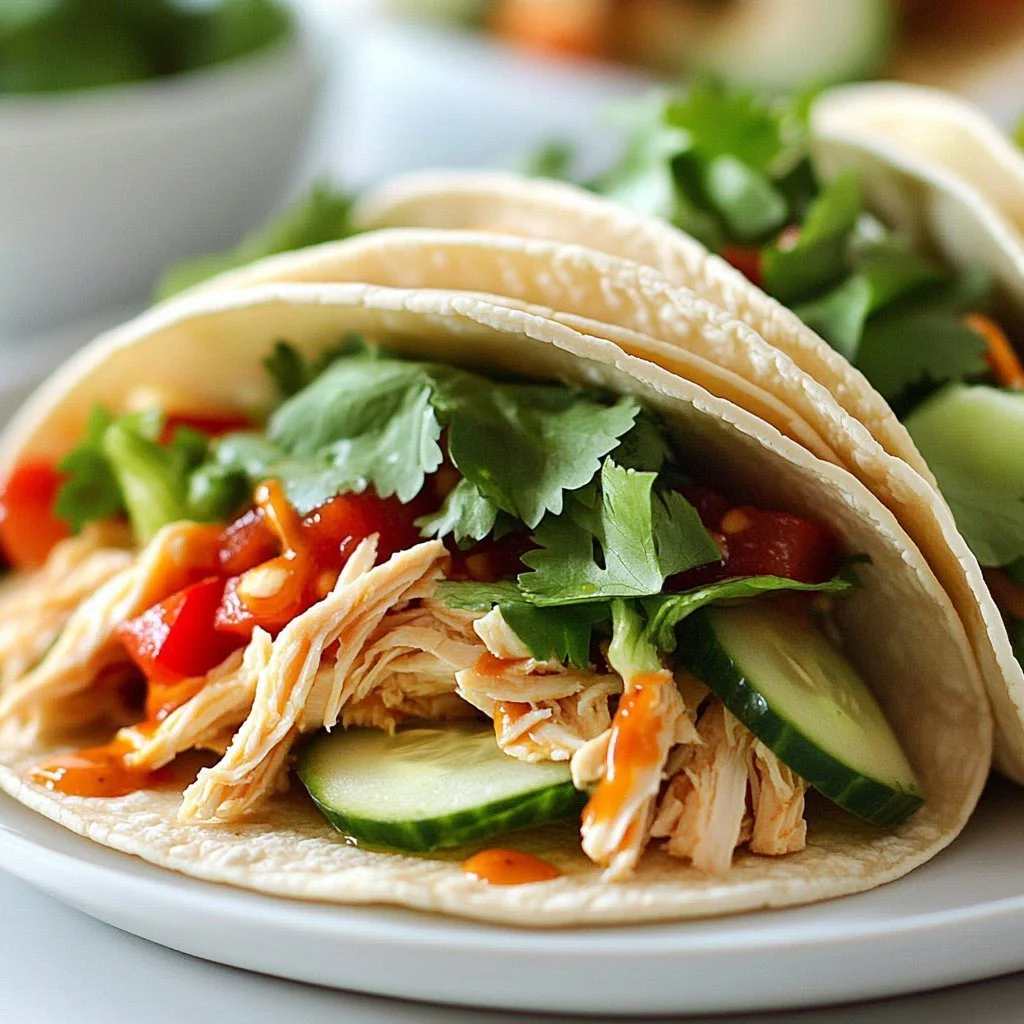 Spiced Sweet Chili Chicken Wrap with fresh ingredients and vibrant colors