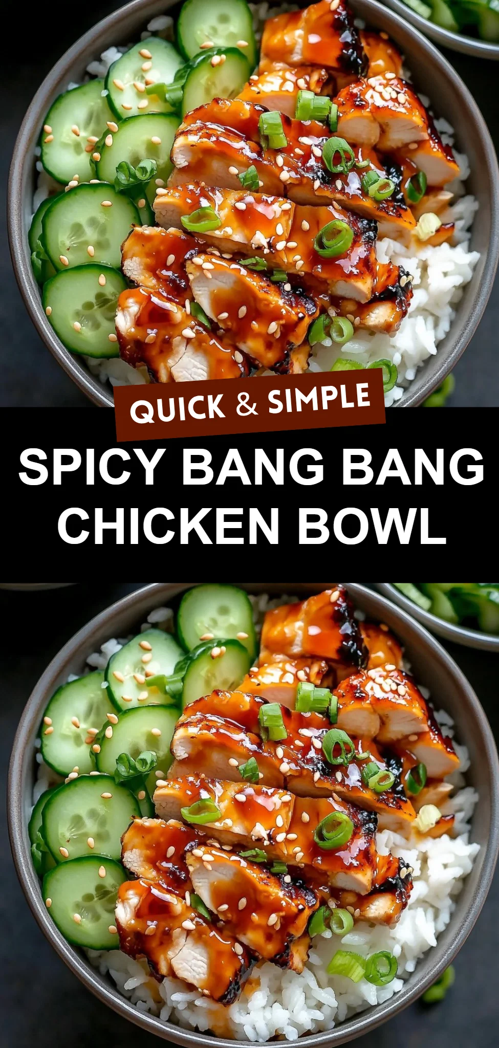 Spicy Bang Bang Chicken Bowl