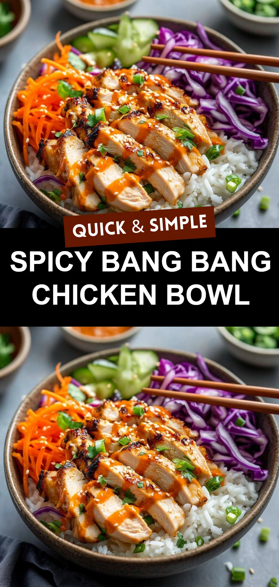Spicy Bang Bang Chicken Bowl