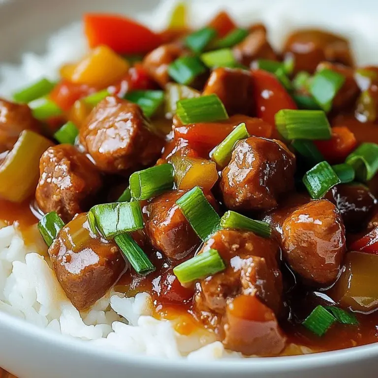Bowl of spicy chicken and sausage gumbo with rice and herbs
