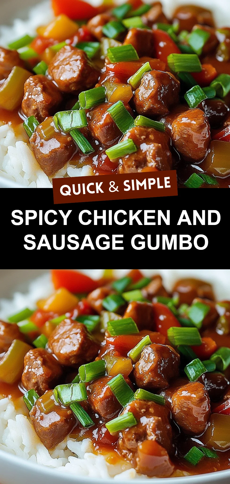 Spicy Chicken and Sausage Gumbo