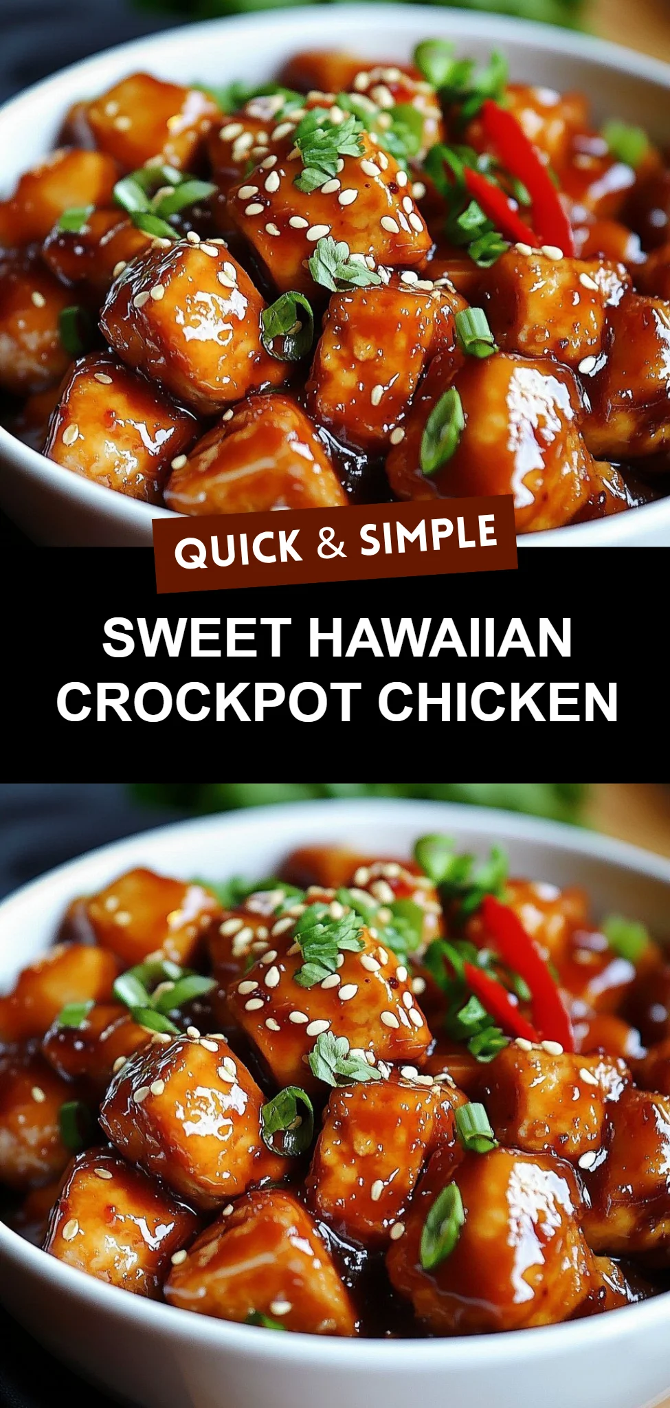 Sweet Hawaiian Crockpot Chicken
