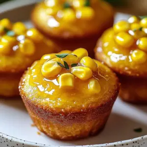 Delicious sweet honey butter cornbread bites on a rustic wooden table.