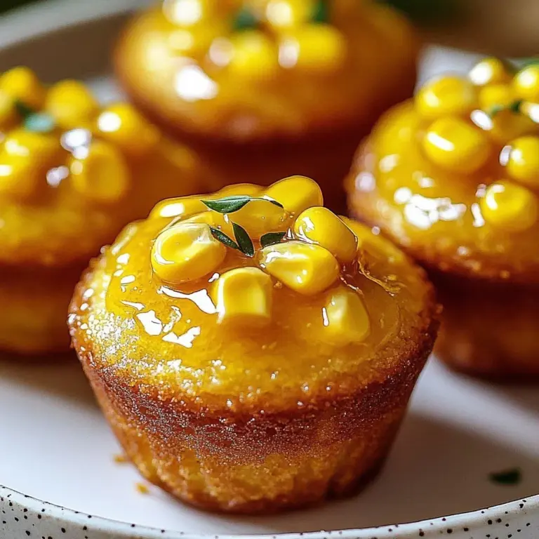 Delicious sweet honey butter cornbread bites on a rustic wooden table.