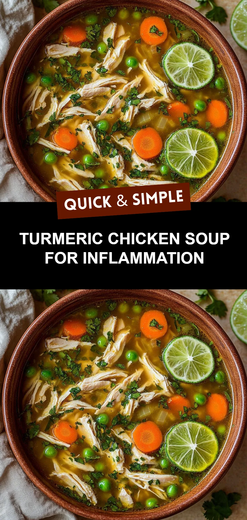 Turmeric Chicken Soup for Inflammation