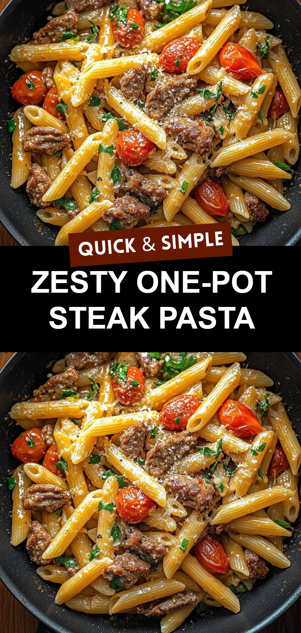 Zesty One-Pot Steak Pasta
