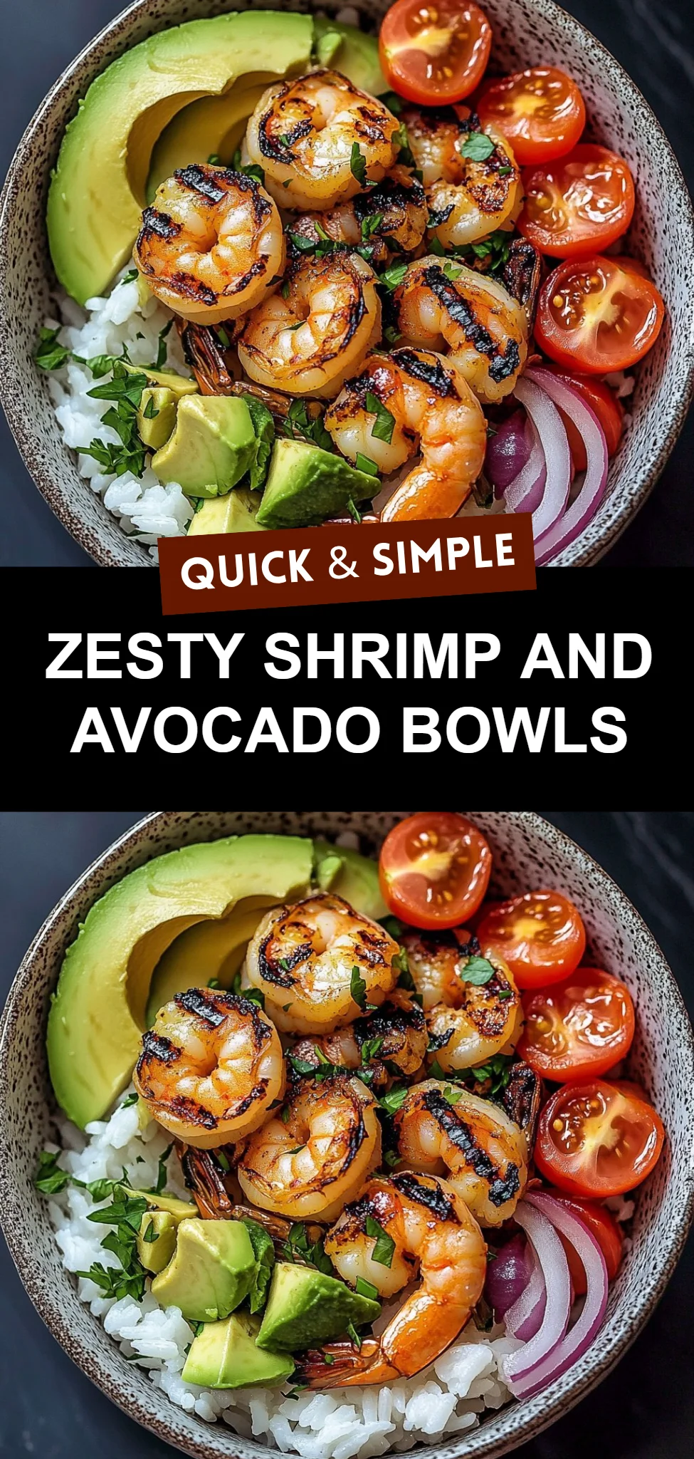 Zesty Shrimp and Avocado Bowls